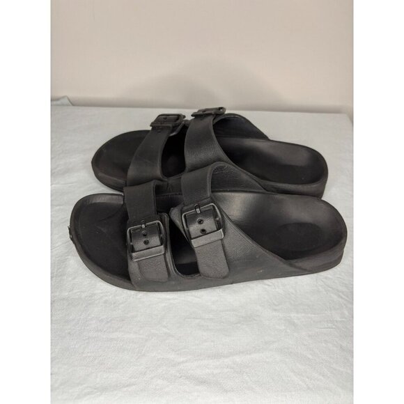 BIRKENSTOCK Arizona Essentials Black Water Sandal Summer Footbed = 9.5" - Picture 5 of 8